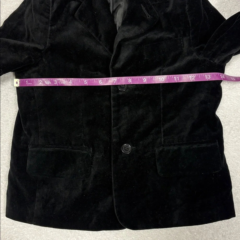 The children’s place Black Velvet Blazer holiday special occasion boys 4t
